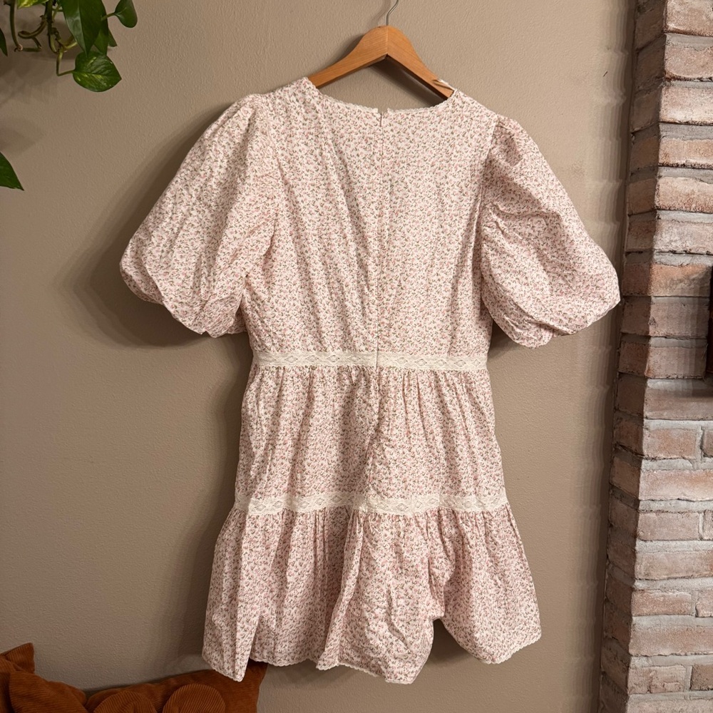 TUCKERNUCK Pink Ditsy Floral Lace Isabelle Mini Dress‎ – Hyacinth House 🌸 - Picture 11 of 13